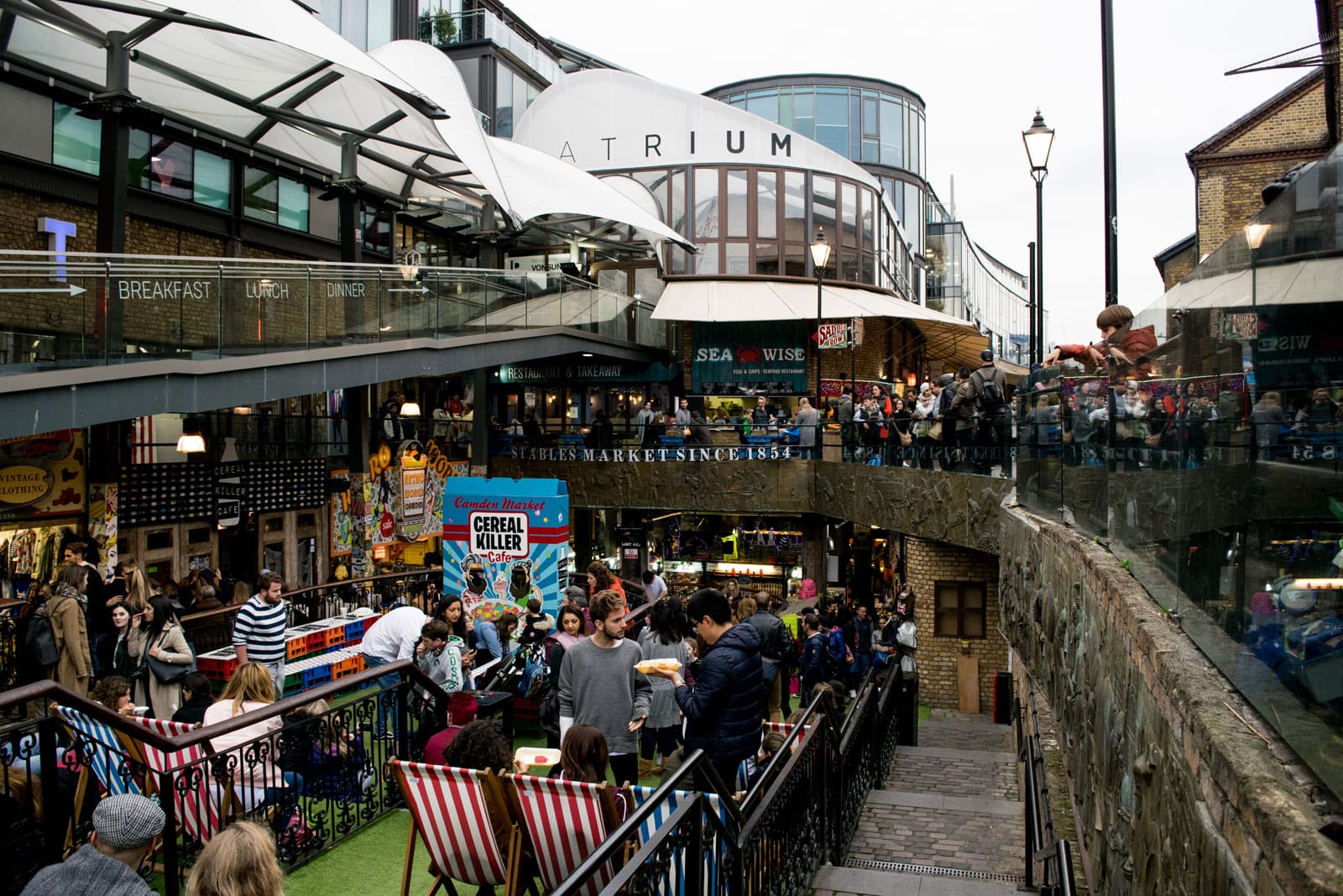 Camden Town Market eetkraampjes