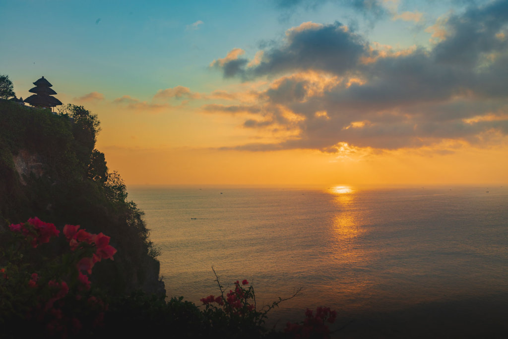 Uluwatu zonsondergang