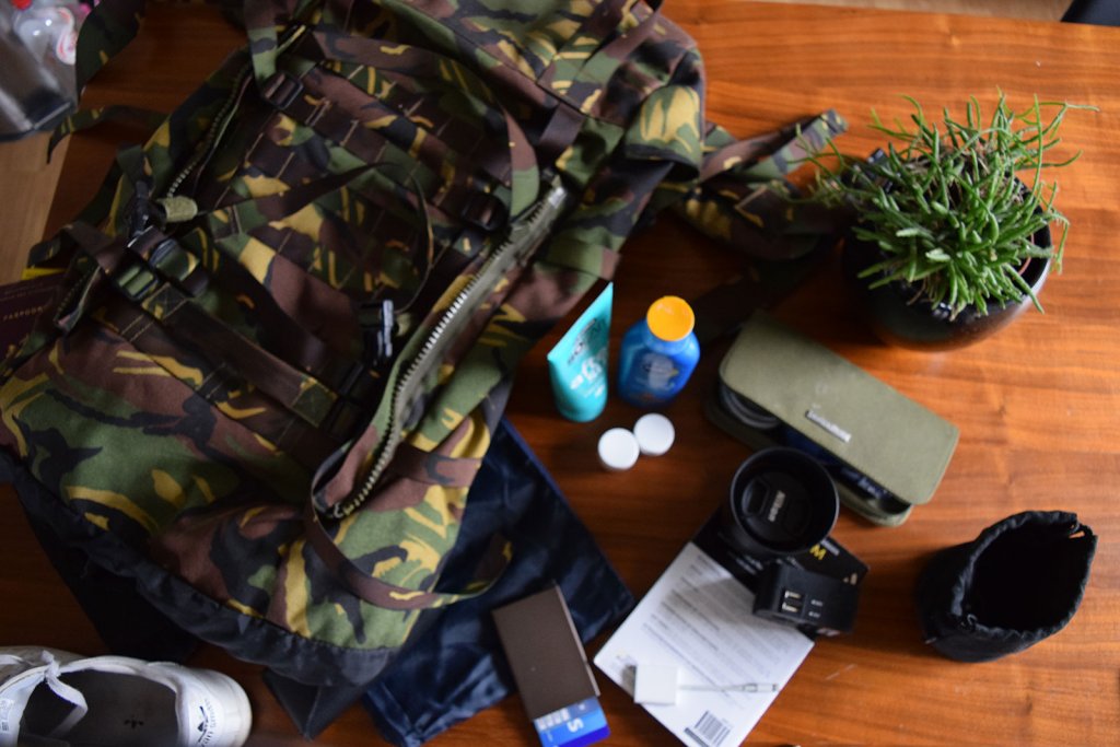 Backpack - inpaklijst Filipijnen
