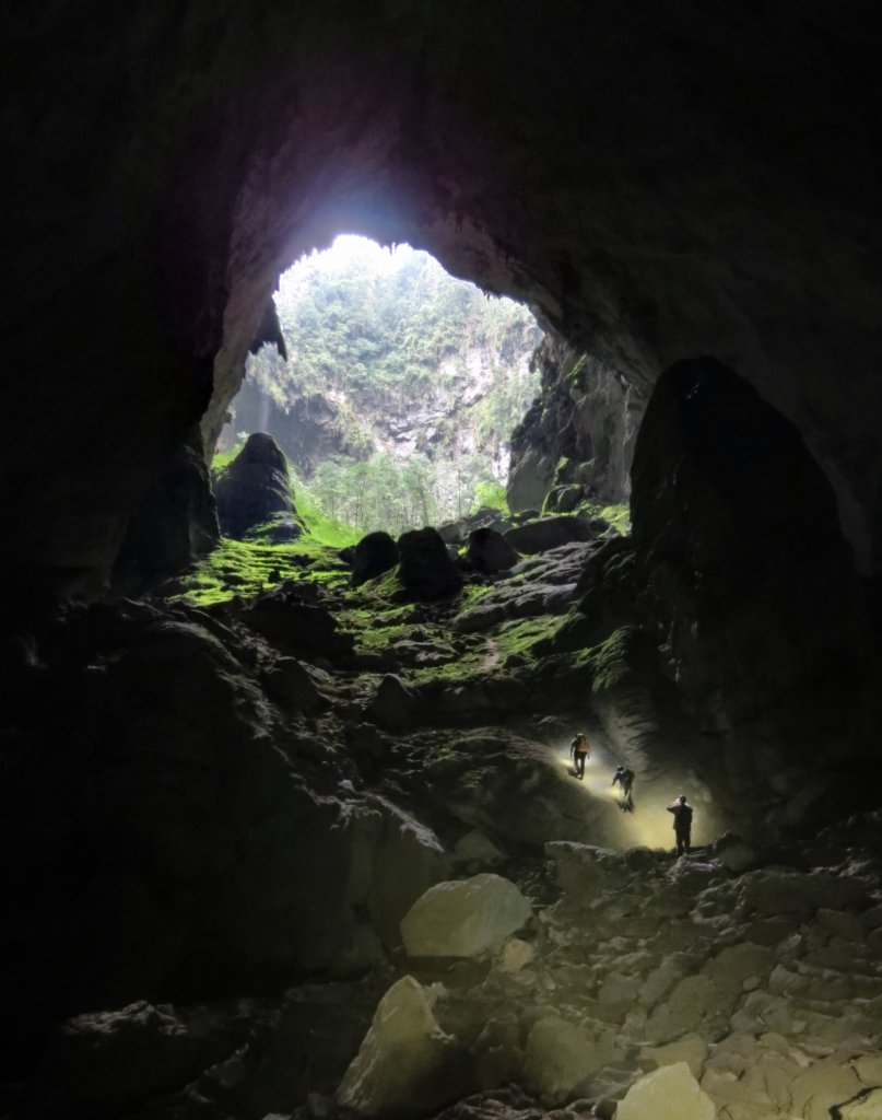 Een van de grotten van Vietnam