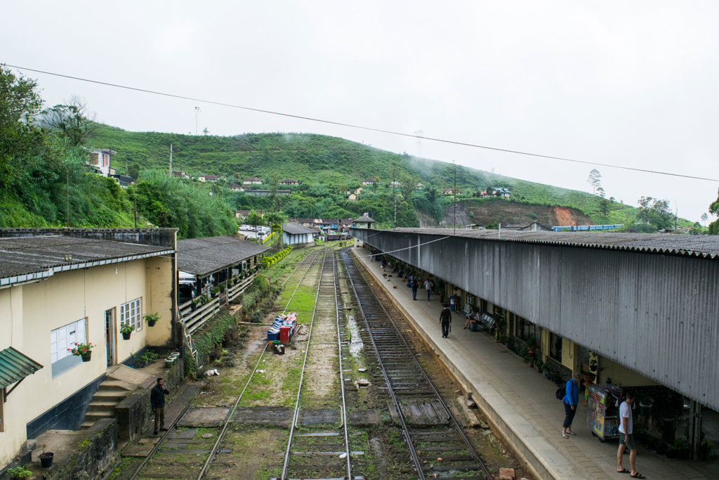 Trein station van Nuwara Eliya