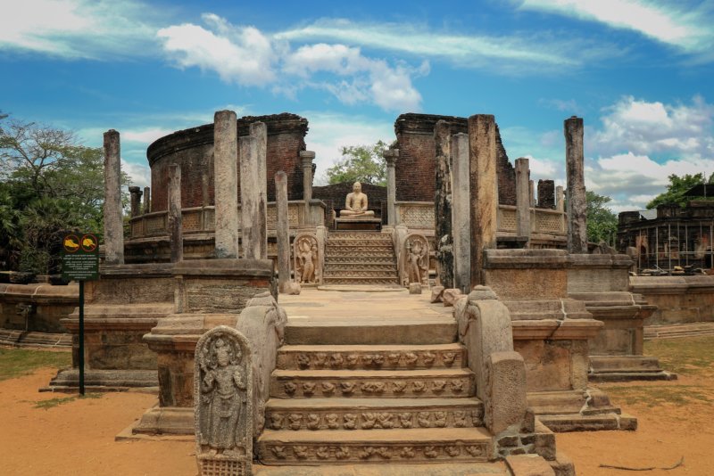Polonnaruwa de oude kongstad van Sri Lanka