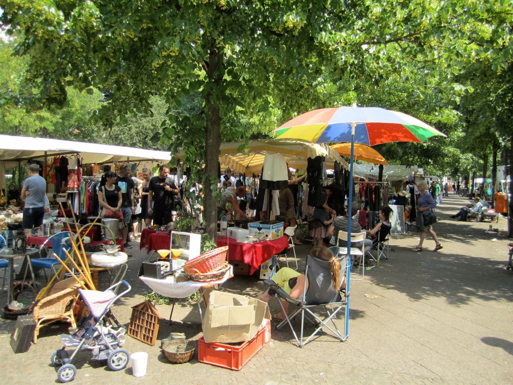 Boxhagener Platz vlooienmarkt Berlijn