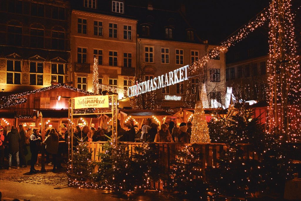 Kerstmarkt in Kopenhagen